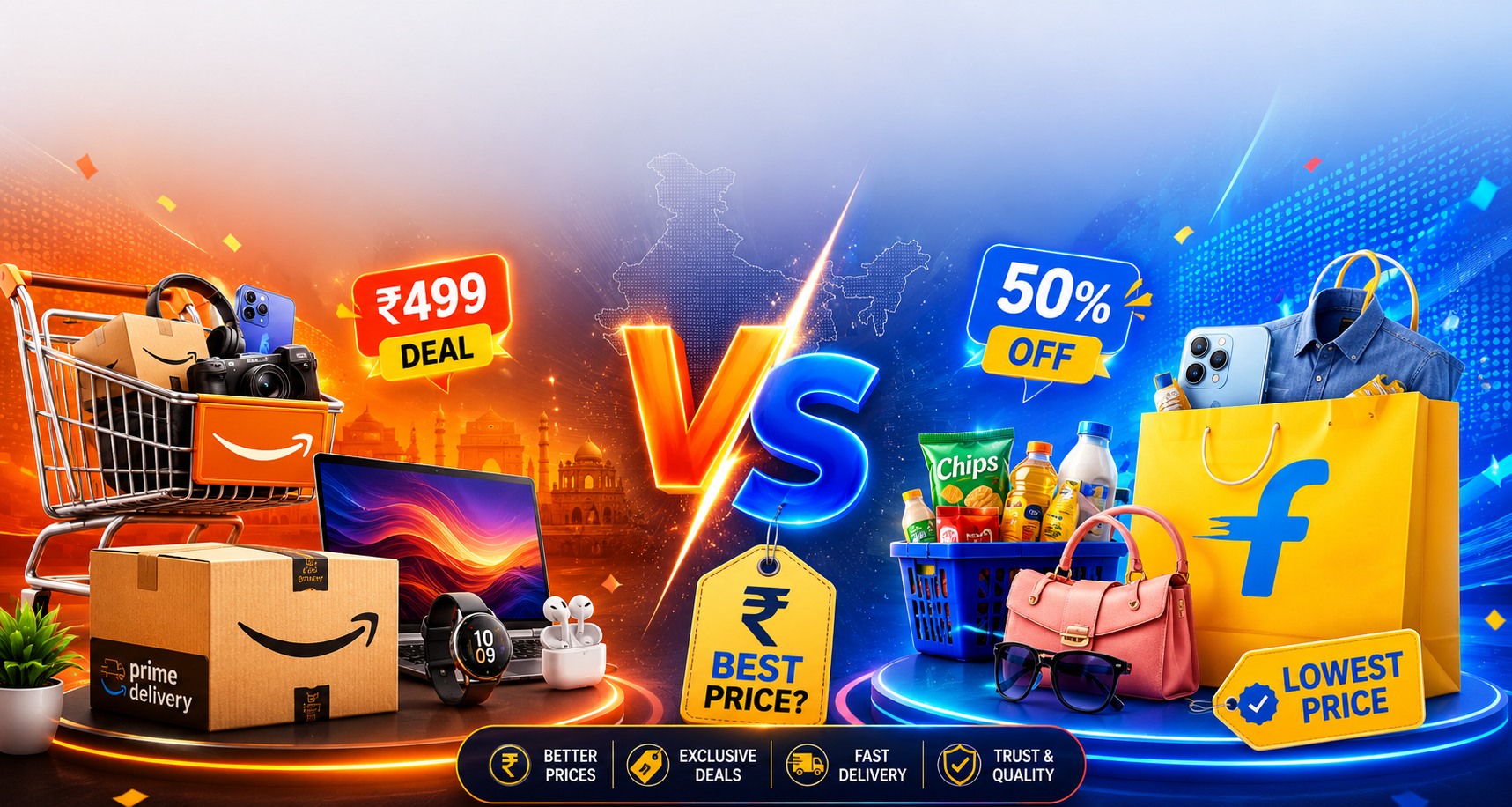Amazon vs Flipkart: Which Has Better Prices in India? (2026 Honest Comparison)
